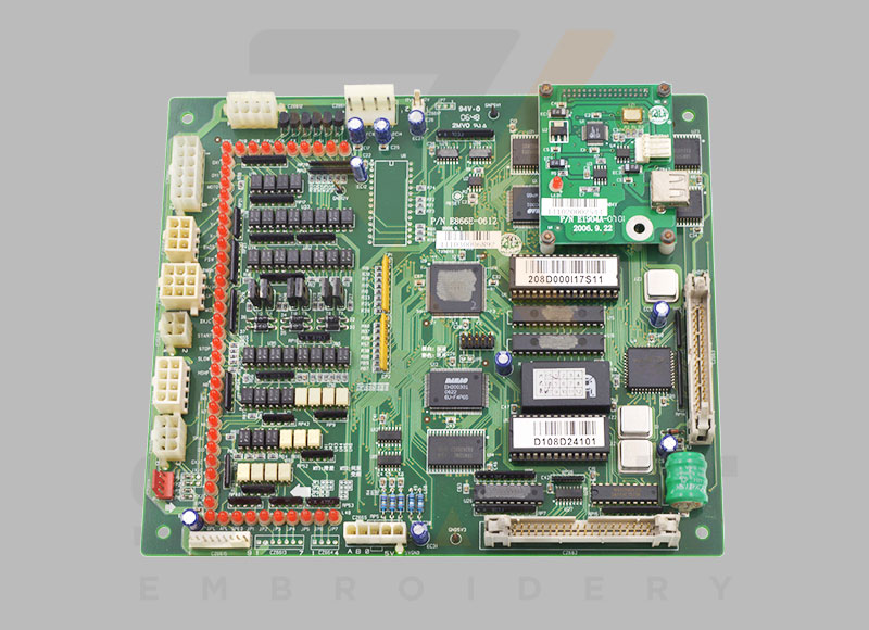 Γνήσια μεταχειρισμένη Dahao Electronic CPU Board Original Κύρια κάρτα P/N E866 Κινέζικα κέντημα μηχανήματα ανταλλακτικά