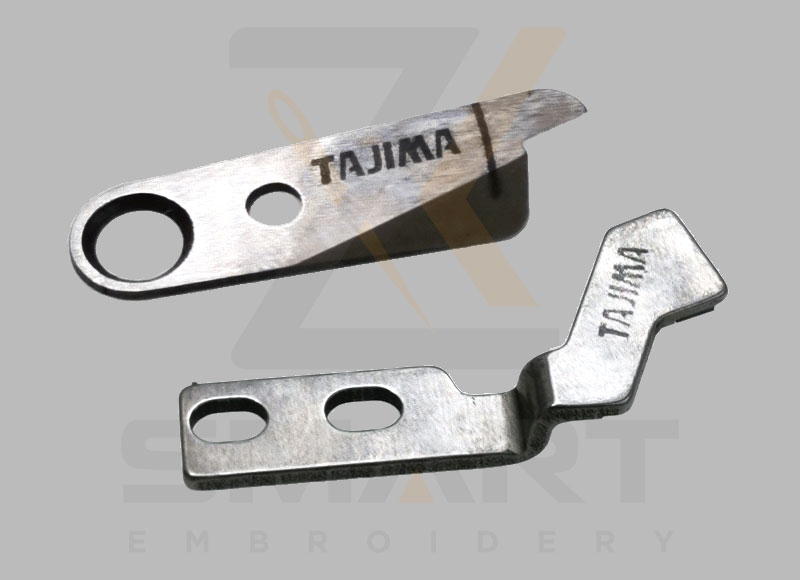 Tajima κέντημα μηχανοκίνητη λεπίδα σταθερό και κινητό μαχαίρι