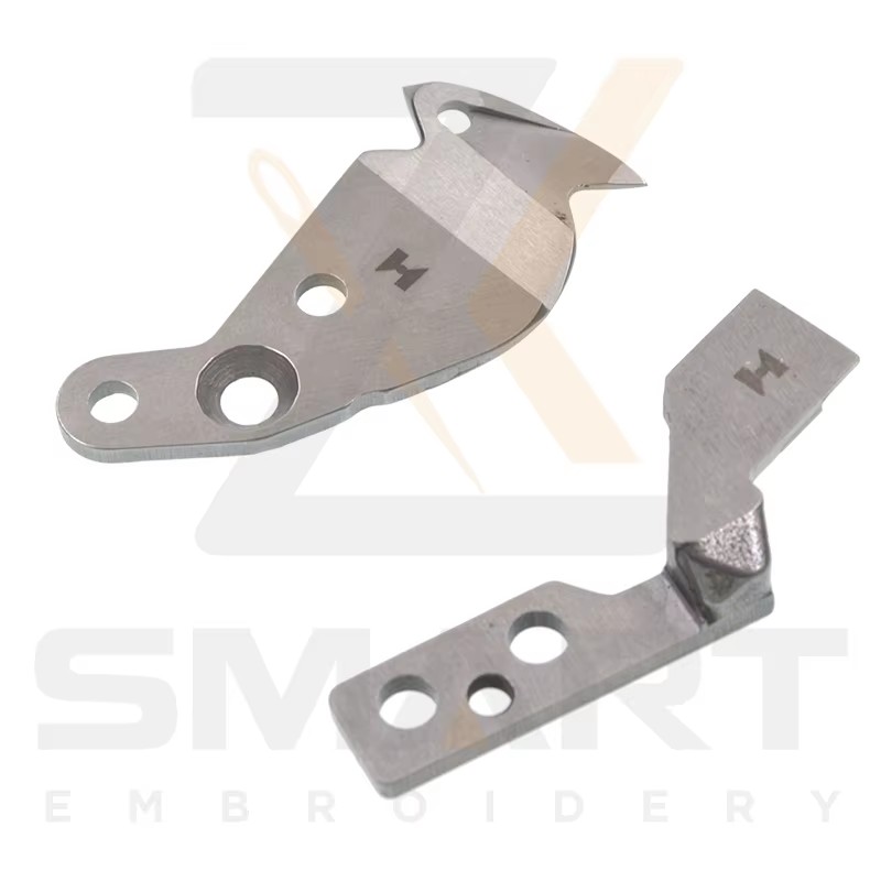 Αντίγραφο H μετακινούμενο & σταθερό μαχαίρι FX0206010000 FX020701000 για Tajima & κινεζική μηχανή επίδεσης