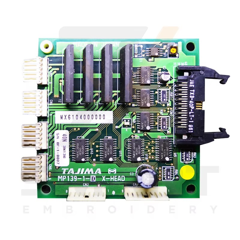 Tajima Μονάδες Μηχανής Εμπλουτισμού Χρησιμοποιούνται MP139-1-D Tajima: Κύρια κάρτα ενισχυτή MX6104000000 0J2702000000