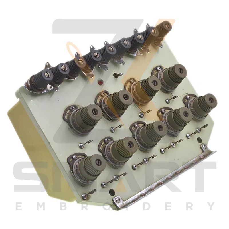 Μονάδα βάσης έντασης 9 χρωμάτων με κάρτα βάσης έντασης Tajima εξαρτήματα μηχανής επένδυσης T01TJ901-U