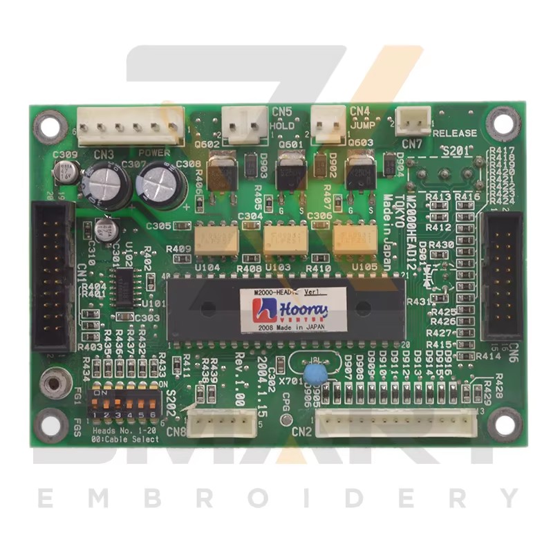 Χρησιμοποιημένη κάρτα βάσης τάσης M2000HEAD12 ΤΟΚΙΟ κινεζικά εξαρτήματα μηχανής επίδεσης EDH0502-M2000HEAD12