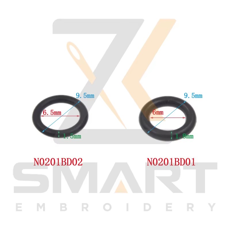 100 τεμάχια Μπαρουντάν εξαρτήματα μηχανής συρματόσχοινο A9014055 KF232120 O-αχτυλίδια N0201BD01 N0201BD02