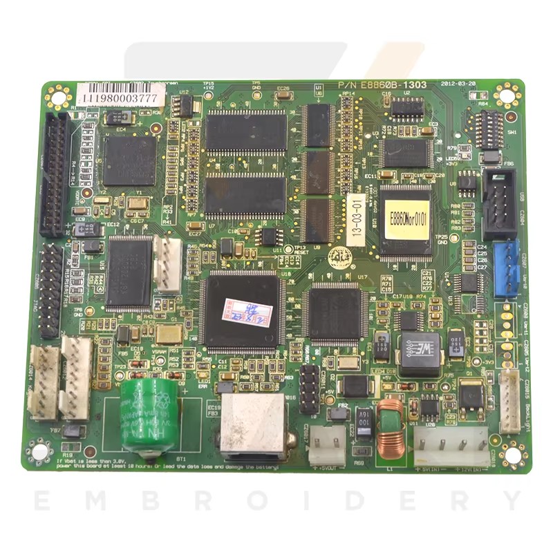 Χρησιμοποιημένο DAHAO E8860 CPU μητρικό πίνακα για την κινεζική μηχανή επίδεσης EDH0101-E8860-U