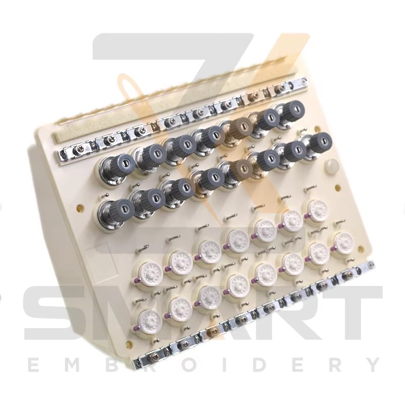 Μονάδα βάσης τάσης 15 χρωμάτων με σιδηρόδρομο αισθητήρα κινεζικών εξαρτημάτων μηχανής επένδυσης T0104-TJ15